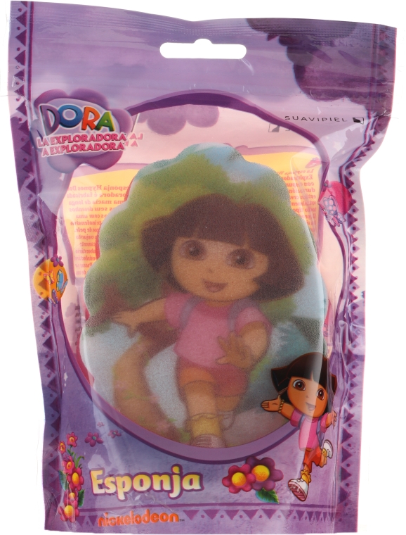Губка банна дитяча "Дора" 9 - Suavipiel Dora Bath Sponge — фото N1