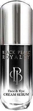 Крем-сироватка для обличчя та шкіри навколо очей - Sea Of Spa Black Pearl Royalty Face&Eye Cream Serum — фото N2