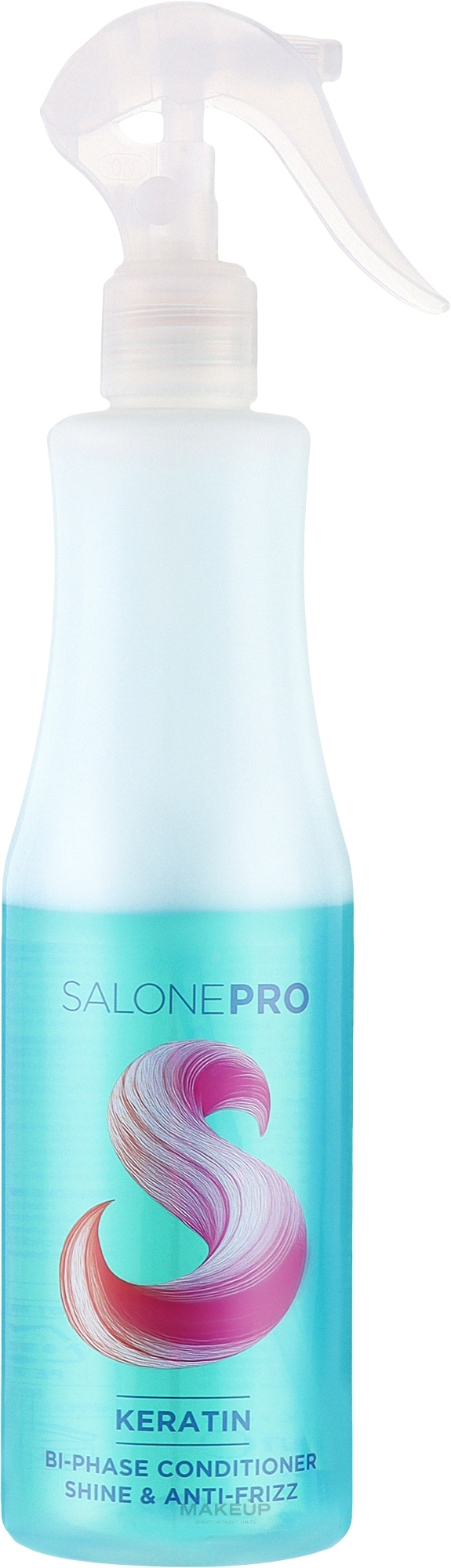 Двухфазный кондиционер для волос - Unic Salon Pro Keratin Bi-Phase Conditioner Shine & Anti-Frizz — фото 400ml