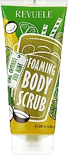 Парфумерія, косметика Пінливий скраб для тіла "Лайм, кокос і м'ята" - Revuele Foaming Body Scrub Lime, Coconut and Mint