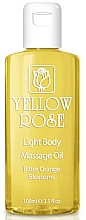 Духи, Парфюмерия, косметика Масло для тела - Yellow Rose Light Body Massage Oil Bitter Orange Blossoms