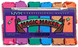 Парфумерія, косметика Палетка тіней для повік - NYX Professional Makeup Sex Education Magic Maker Eyeshadow