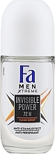 Духи, Парфюмерия, косметика Роликовый дезодорант - Fa Men Xtreme Invisible Deodorant