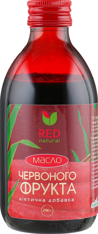 Дієтична добавка "Масло червоного фрукта" - Red Natural — фото N5