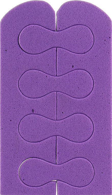 Роздільники для педикюру стандарт, фіолетові - Світ леді — фото N1
