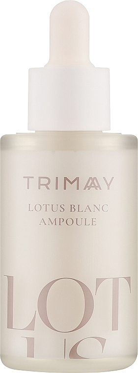 Концентрированная осветляющая сыворотка с ниацинамидом и лотосом - Trimay Lotus Blanc Ampoule — фото N1