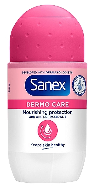 Кульковий дезодорант - Sanex Dermo Care Roll on Deodorant — фото N1