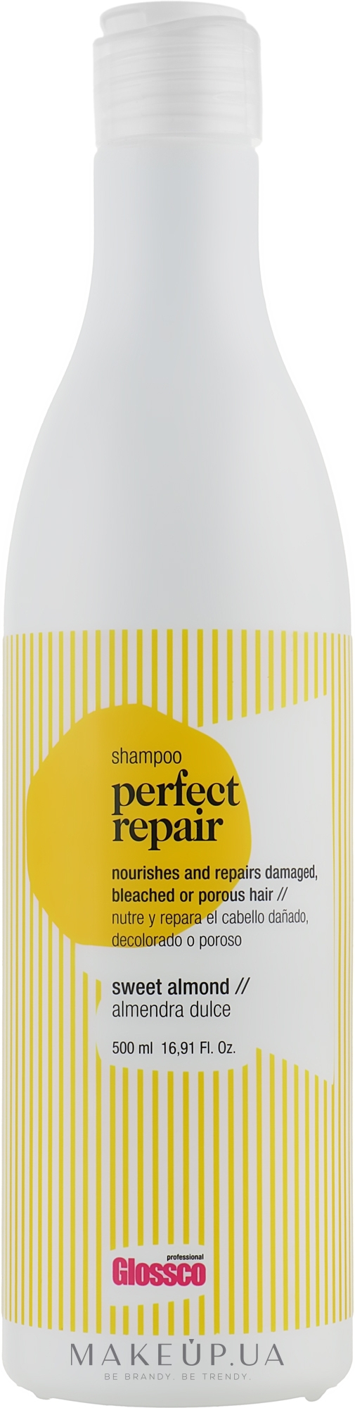 Восстанавливающий шампунь для поврежденных волос - Glossco Treatment Perfect Repair Shampoo  — фото 500ml