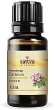 Парфумерія, косметика Ефірна олія "Герань" - Sattva Ayurveda Geranium Essential Oil
