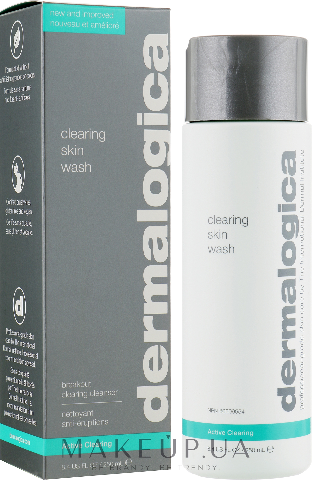 Очищувальний гель для обличчя - Dermalogica Clearing Skin Wash — фото 250ml