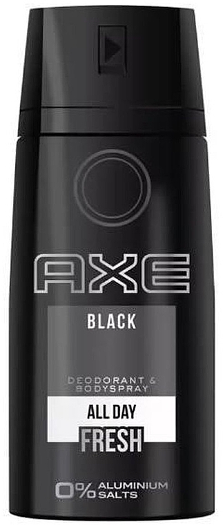 Дезодорант-аерозоль - Axe Black Bodyspray Deodorant All Day Fresh — фото N1