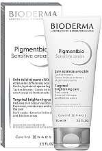 Отбеливающий крем для чувствительных зон тела - Bioderma Pigmentbio Sensitive Areas Cream — фото N1