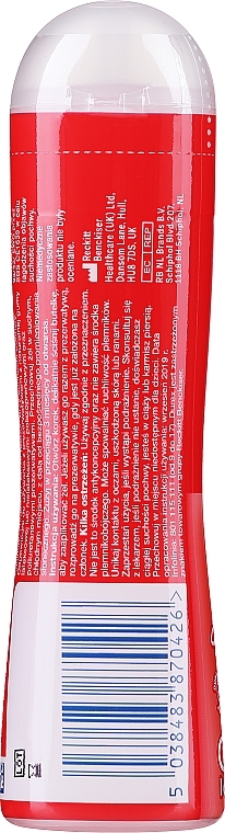 Интимный гель-смазка со вкусом и ароматом клубники (лубрикант) - Durex Play Saucy Strawberry — фото N3