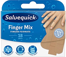 Парфумерія, косметика Пластир для пальців рук і ніг - Salvequick Finger Mix