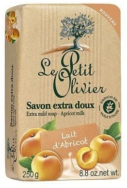 Мыло экстранежное с экстрактом абрикоса и молока - Le Petit Olivier Vegetal Oils Soap Apricot Milk