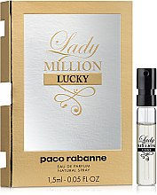 Paco Rabanne Lady Million Lucky - Парфюмированная вода (пробник) — фото N1
