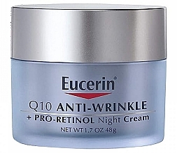 Духи, Парфюмерия, косметика Ночной крем против морщин - Eucerin Q10 Anti-Wrinkle + Pro-Retinol Night Cream 