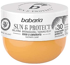 Духи, Парфюмерия, косметика Желе для загара - Babaria Sun & Protect Tanning Jelly SPF30