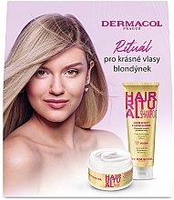 Парфумерія, косметика Набір - Dermacol Hair Ritual Grow & Super Blonde (shm/250ml + mask/200ml)