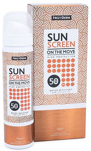 Солнцезащитный спрей для лица - Frezyderm Sun Screen On The Move SPF50 — фото N2