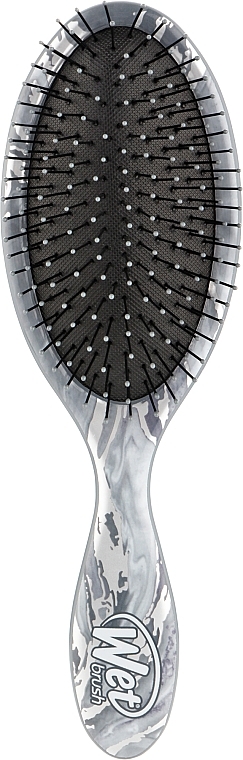 Щітка для волосся, срібна - The Wet Brush Metallic Marble Silver — фото N1