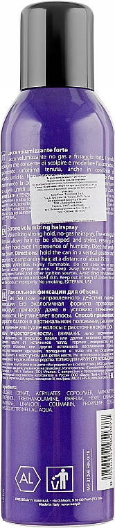 Лак сильної фіксації для об'єму волосся - Kezy Magic Life Strong Volumizing Hairspray — фото N2