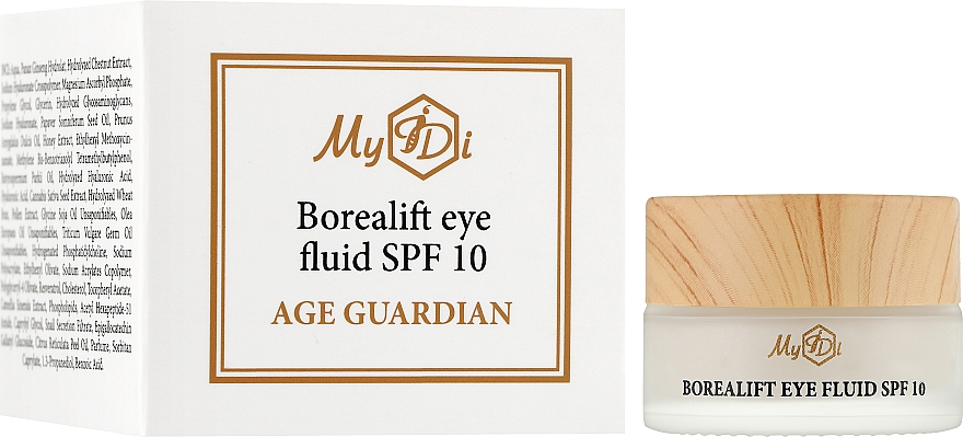 Ліфтинг-крем-флюїд для шкіри навколо очей SPF 10 - MyIDi Age Guardian Borealift Eye Fluid SPF 10 (пробник) — фото N2