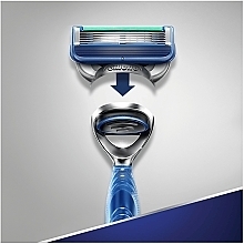 Сменные кассеты для бритья, 8 шт. - Gillette Fusion5 Start Replacement Razor Blades Pack — фото N3