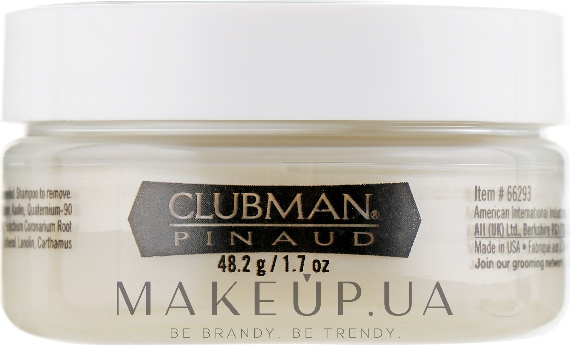 Матова глина для укладання волосся, сильна фіксація - Clubman Pinaud Molding Putty — фото 48.2g