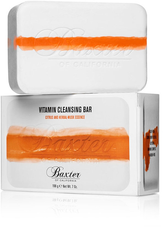 Мыло - Baxter of California Vitamin Cleansing Bar Citrus & Herbal Musk — фото N1