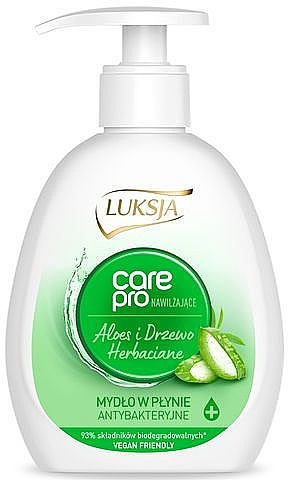 Увлажняющее жидкое мыло "Алоэ и чайное дерево" - Luksja Aloe And The Tea Tree Hand Wash — фото N1