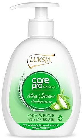 Зволожувальне рідке мило "Алое й чайне дерево" - Luksja Aloe And The Tea Tree Hand Wash — фото N1