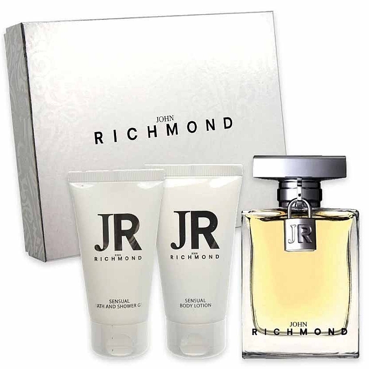 John Richmond Eau - Набор (edp/100ml + b/l/50ml + sh/g/50ml) — фото N1