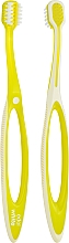 Ортодонтическая зубная щетка, желтая - Edel+White Pro Ortho Toothbrush — фото N2