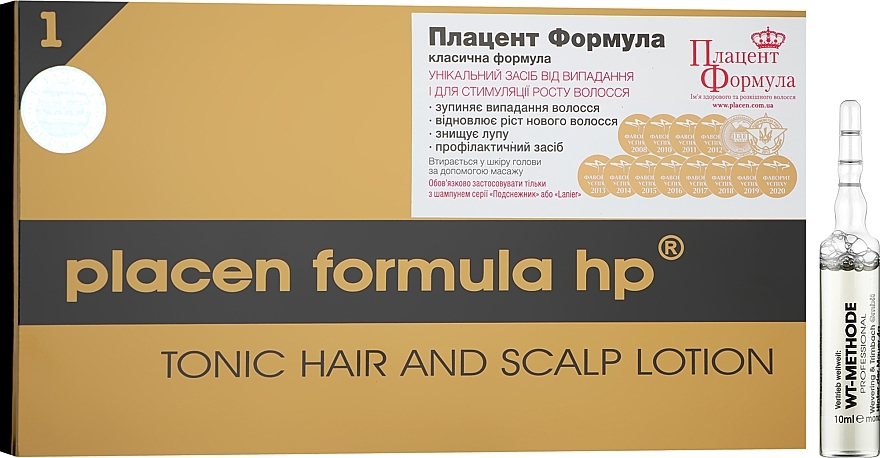 УЦІНКА Засіб для росту волосся "Плацент формула" - Placen Formula Tonic Hair And Scalp Lotion * — фото N2