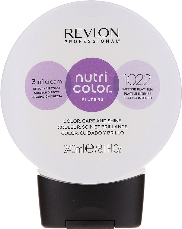 Тонувальний крем-бальзам для волосся, 240 мл - Revlon Professional Nutri Color Filters — фото N1
