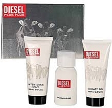 Diesel Plus Plus Feminine - Набор (edt/75ml + edt/30ml + b/lot/100ml) — фото N1