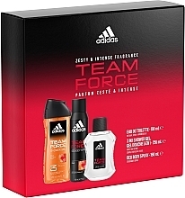 Adidas Team Force - Набір (edt 100ml + deo 150ml + s/g 250ml) — фото N2
