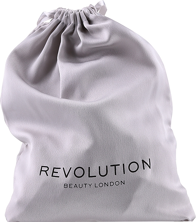 Набір для сну, 3 предмети, срібло - Revolution Haircare The Beauty Sleep Satin