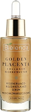 Духи, Парфюмерия, косметика Восстанавливающая и осветляющая сыворотка против морщин - Bielenda Golden Placenta Collagen Reconstructor