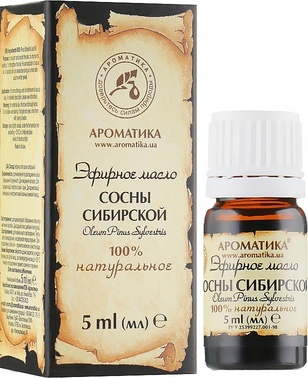 Эфирное масло сосны сибирской - Ароматика — фото N4