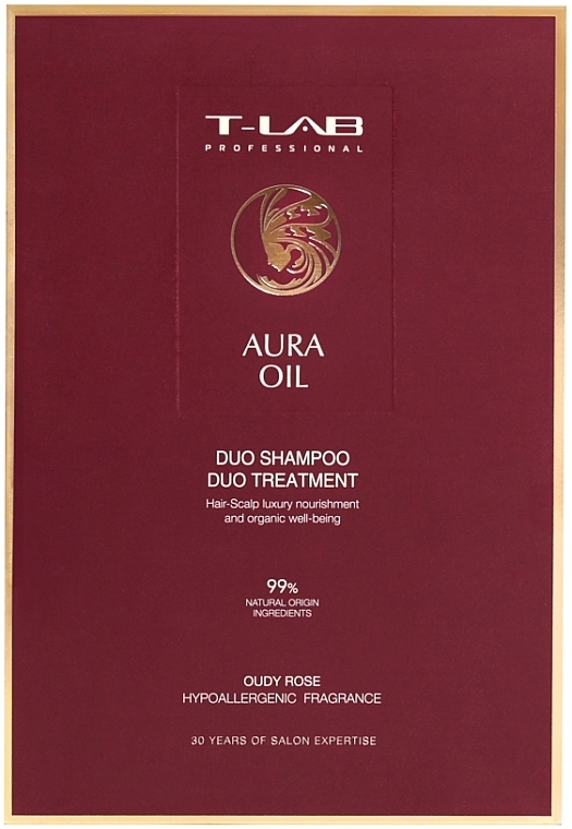 Набор - T-Lab Professional Aura Oil Set (shm/300ml + cond/300ml) — фото N2