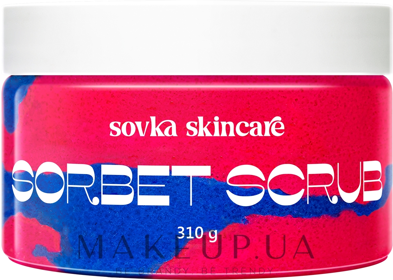 Скраб для тіла "Цукрова вата" - Sovka Skincare Sorbet Scrub Cotton Candy — фото 310g