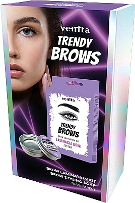 Набор - Venita Trendy Brows (lamination/kit/1 pc + soap/25 g)