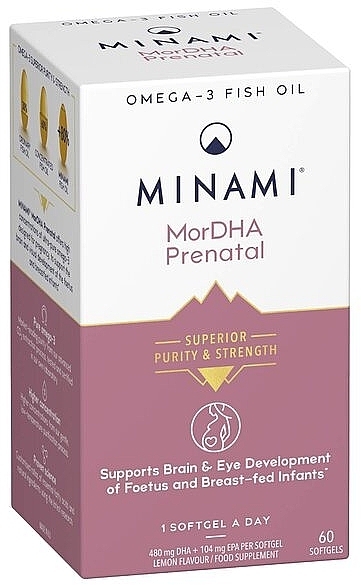 Пренатальная добавка с Омега-3 - Minami MorDHA Prenatal — фото N1