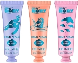 Набор увлажняющих кремов для рук - Catrice Disney Pixar Finding Dory Hand Cream Set (3xh/cr/30ml) — фото N2