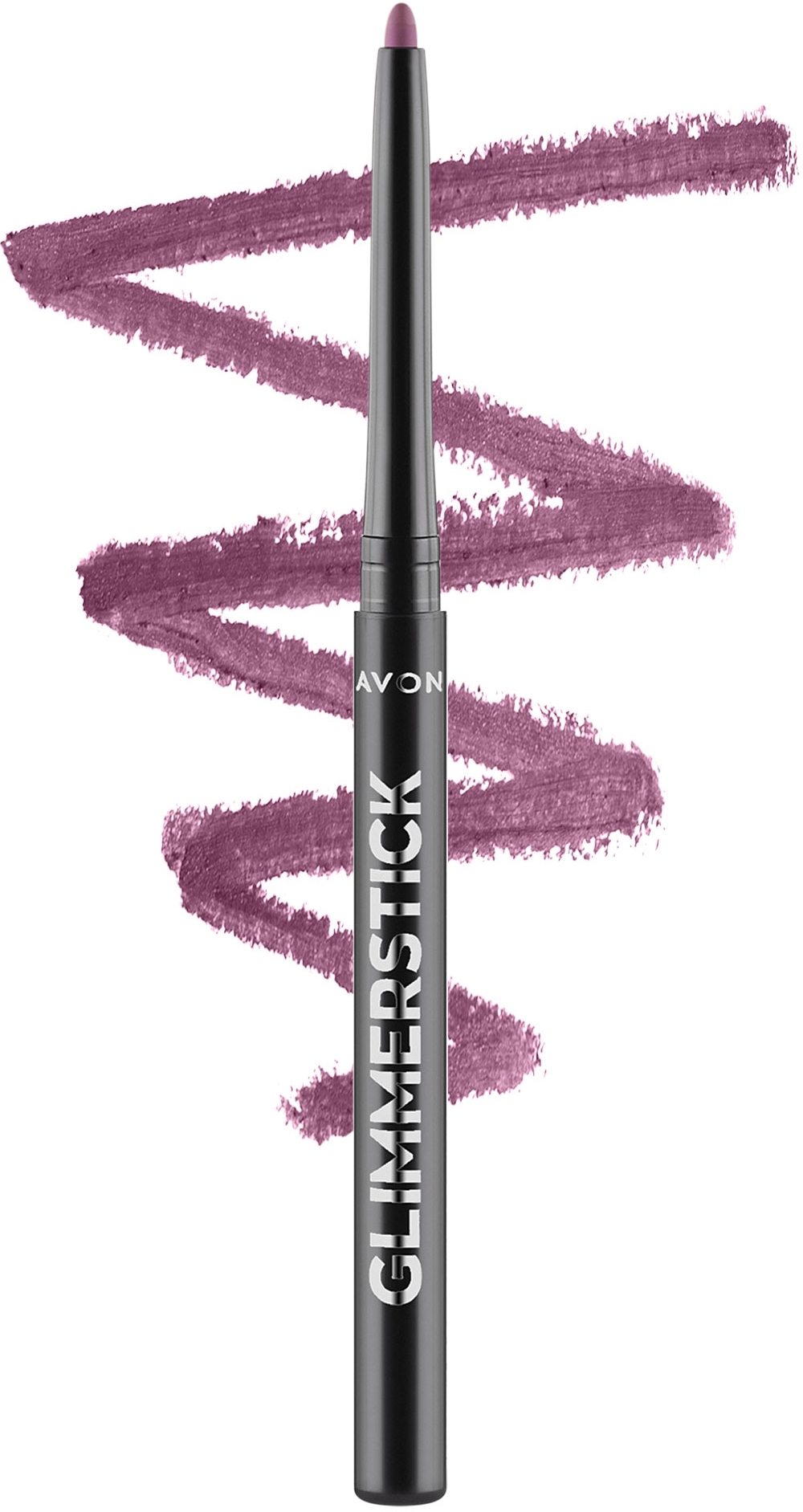 Підводка для очей - Avon Glimmerstick Retractable Eyeliner — фото Bold Amethyst