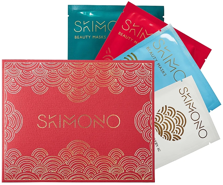 Набор - Skimono Radiance Spa Gift Pack (f/mask/25g + foot/mask/16g + f/mask/14g + eye/mask/5ml) — фото N1