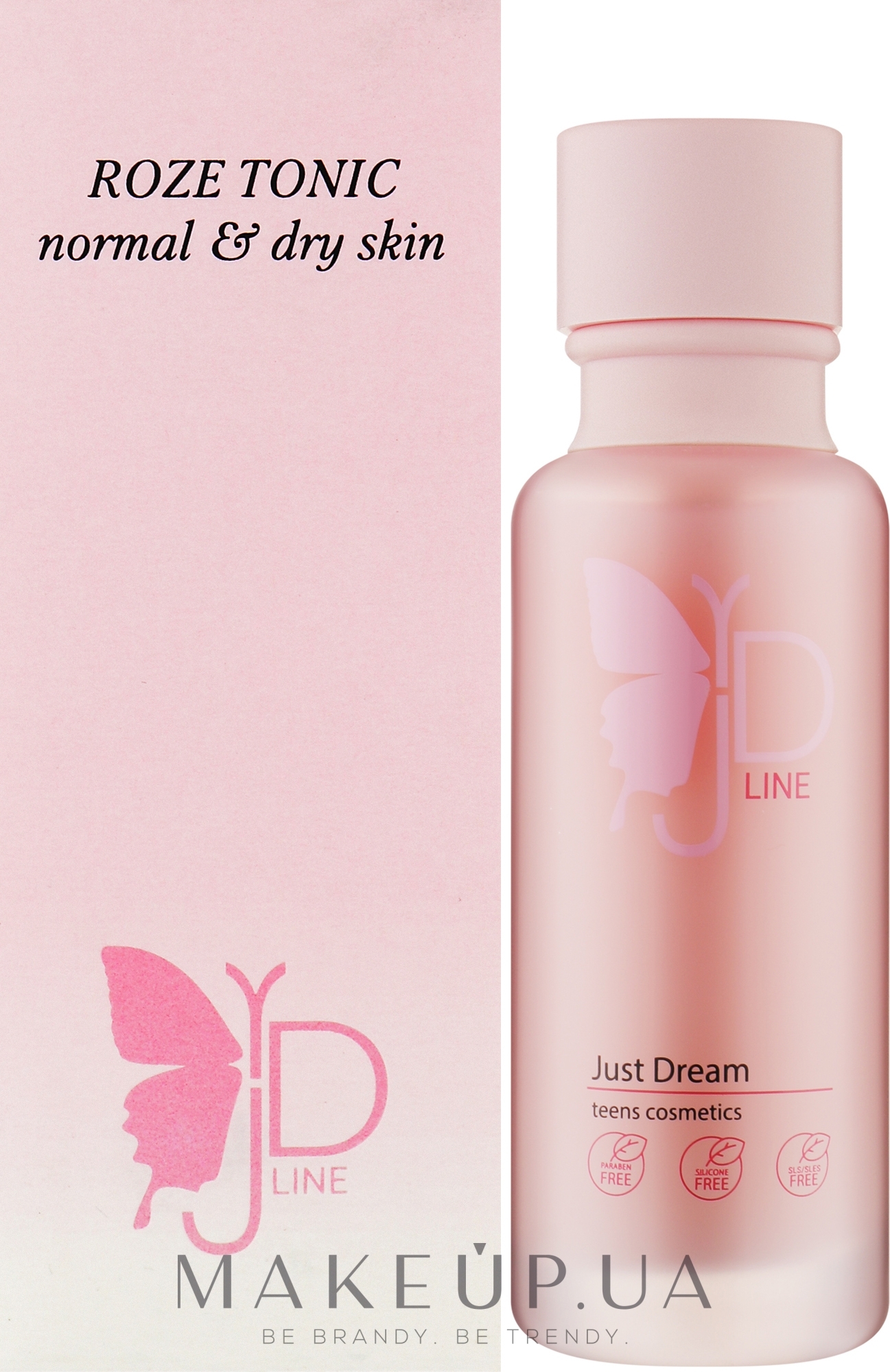 Тоник для нормальной и сухой кожи - Just Dream Teens Cosmetics Roze Tonic Normal & Dry Skin — фото 120ml
