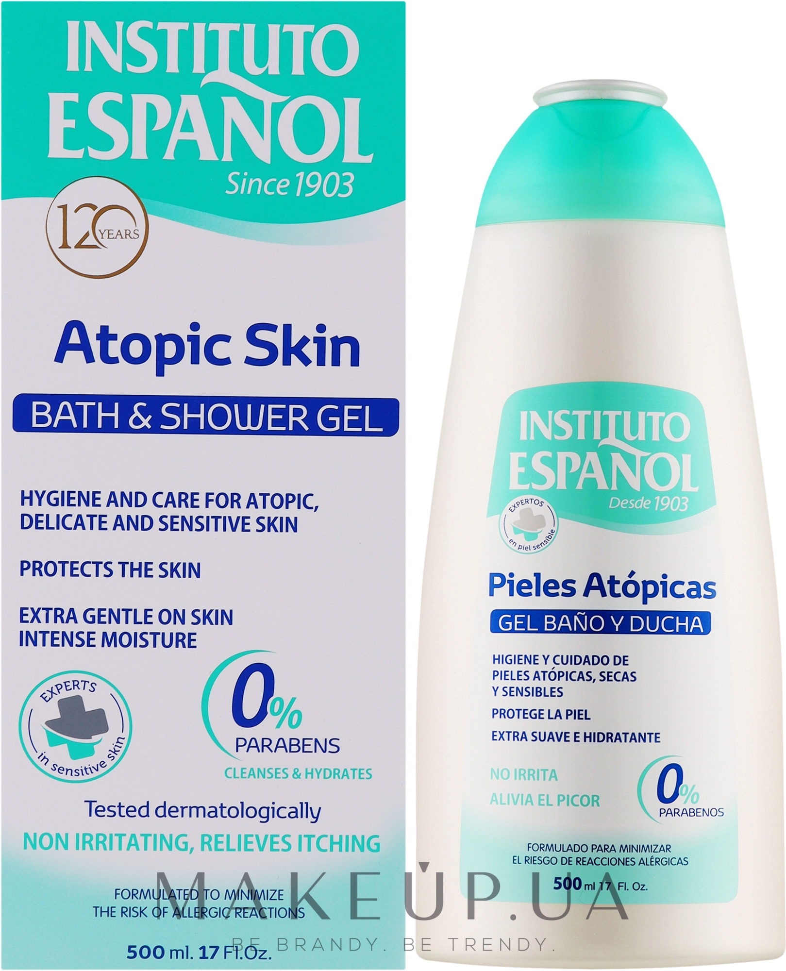 Гель для душа для атопической кожи - Instituto Espanol Atopic Skin Shower Gel — фото 500ml